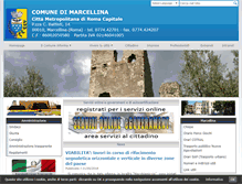Tablet Screenshot of comune.marcellina.rm.it